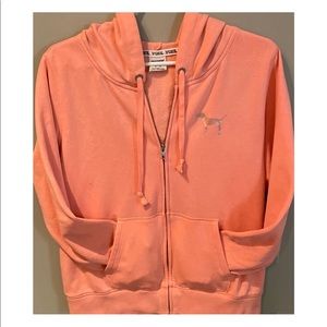 Victoria Secret PINK MED Zip Up Hoodie